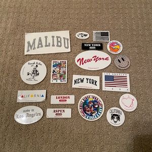 18 brandy Melville stickers